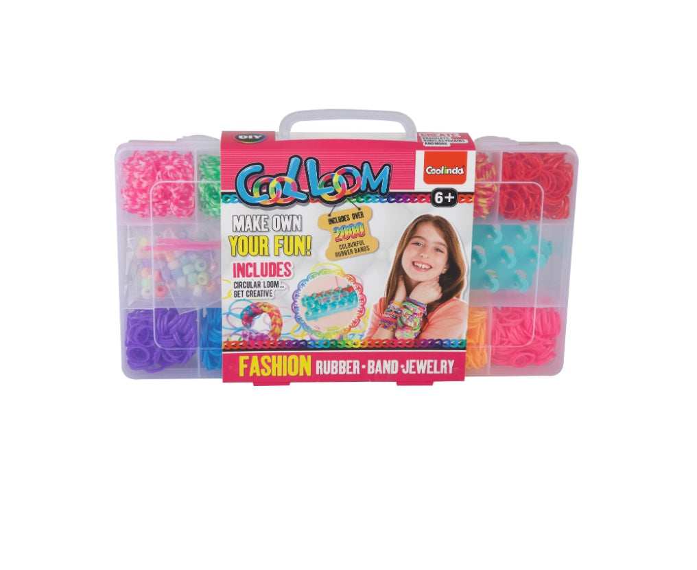 Paulinda Cool Loom Rubber Bracelet Making Set 2000 pcs for kids in Kuwait